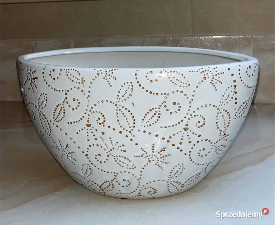 Doniczka ceramiczna osłonka Owalna Może być Gdańsk