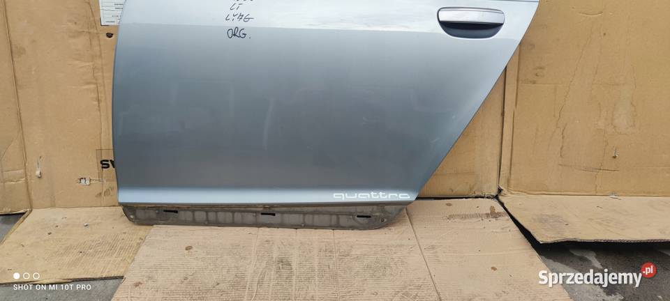 DRZWI LEWY TYŁ AUDI A6 C6 LY7G SEDAN AVANT ORG śląskie Przystajń