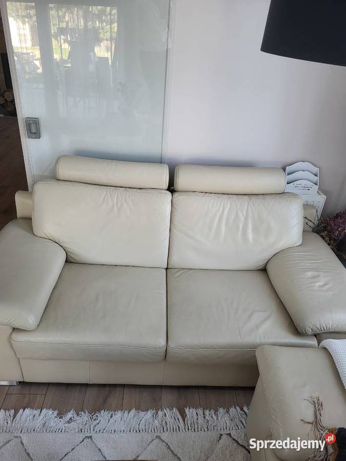 zestaw wypoczynkowy skórzany Wisznia Mała