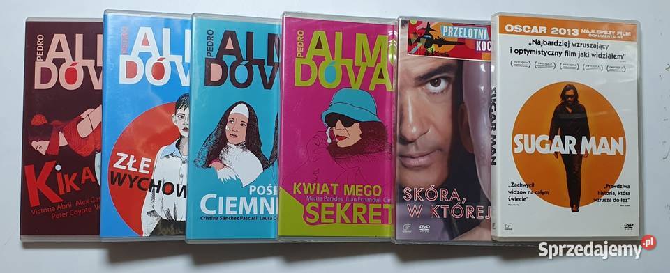 Zestaw 6 DVD P Almodovar Kika Złe wychowanie Filmy Grójec