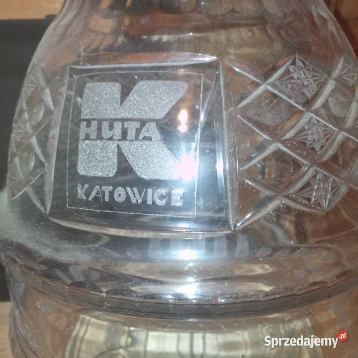 Wazon duży kryształowy PRL Kraków