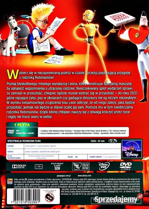 RODZINKA ROBINSONÓW Zaczarowana kolekcja Disney Kalisz