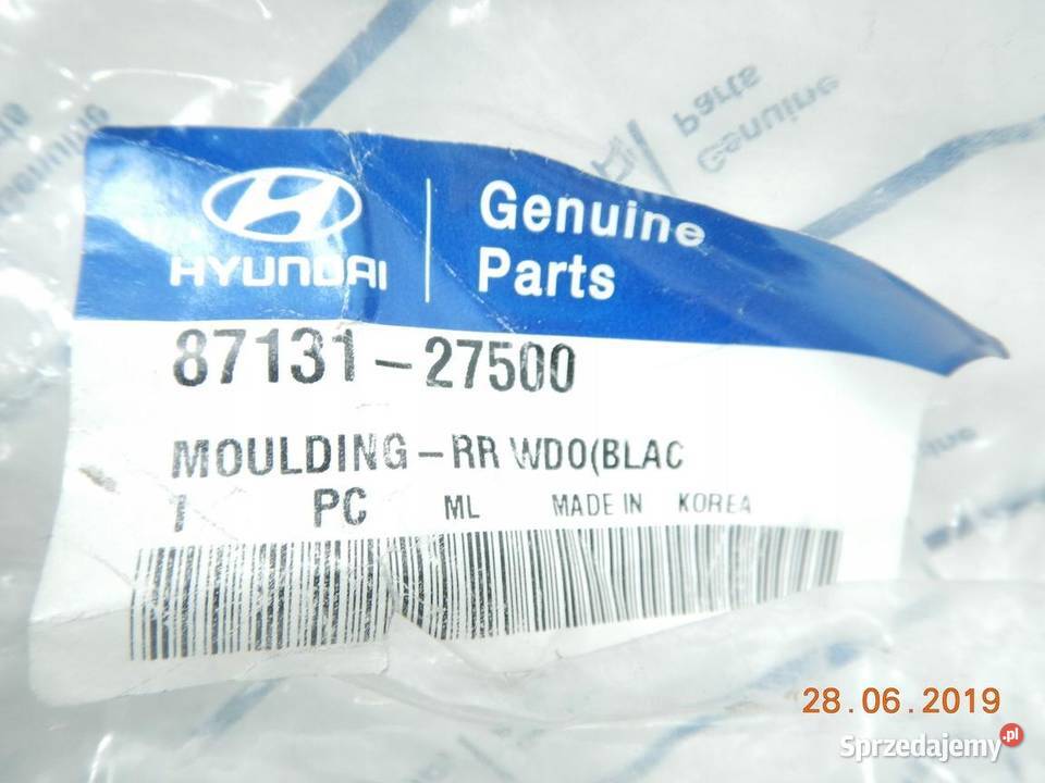 USZCZELKA SZYBY TYŁ HYUNDAI TIBURON 9601 ASO