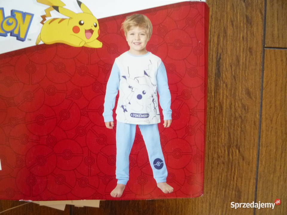 Nowa Piżama 98104 Niebieska dwuczęściowa Pokemon Szczecin sprzedam
