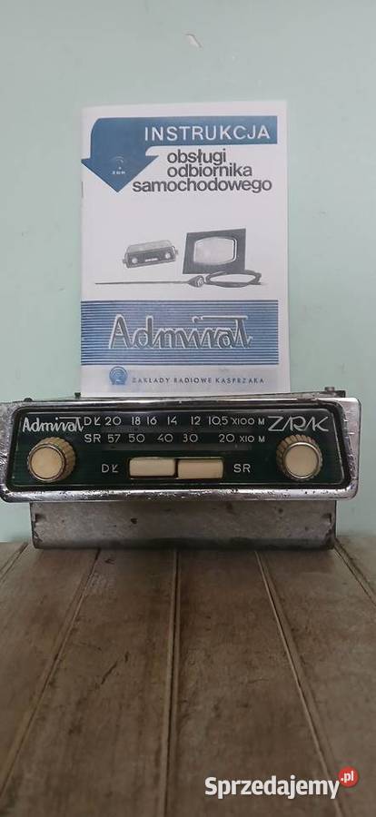 Radio samochodowe ZRK Admirał Car audio Kraków