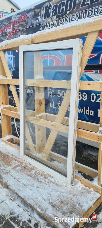 OKNO KacprzaK 97x151 FIX OKNA Używane TRAPEZ Lublin