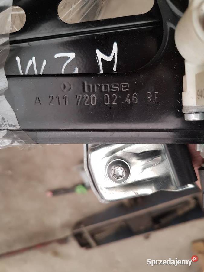 MERCEDES E KLASA W211 PODNOSNIK MECHANIZM PRAWY mechanizmy opuszczania szyb wielkopolskie
