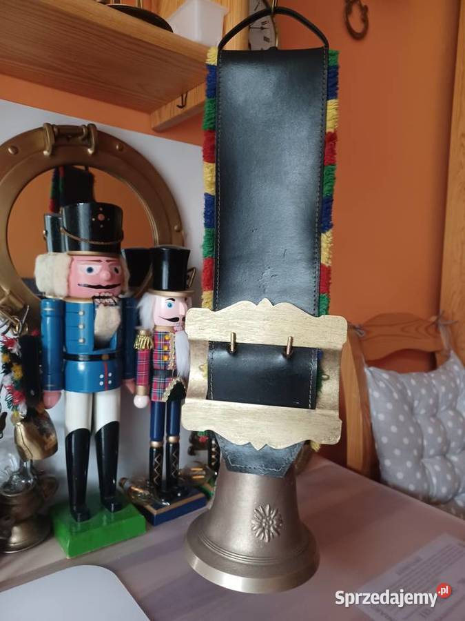 Krowiak Piękny mosiężny dzwonek Poznań sprzedam