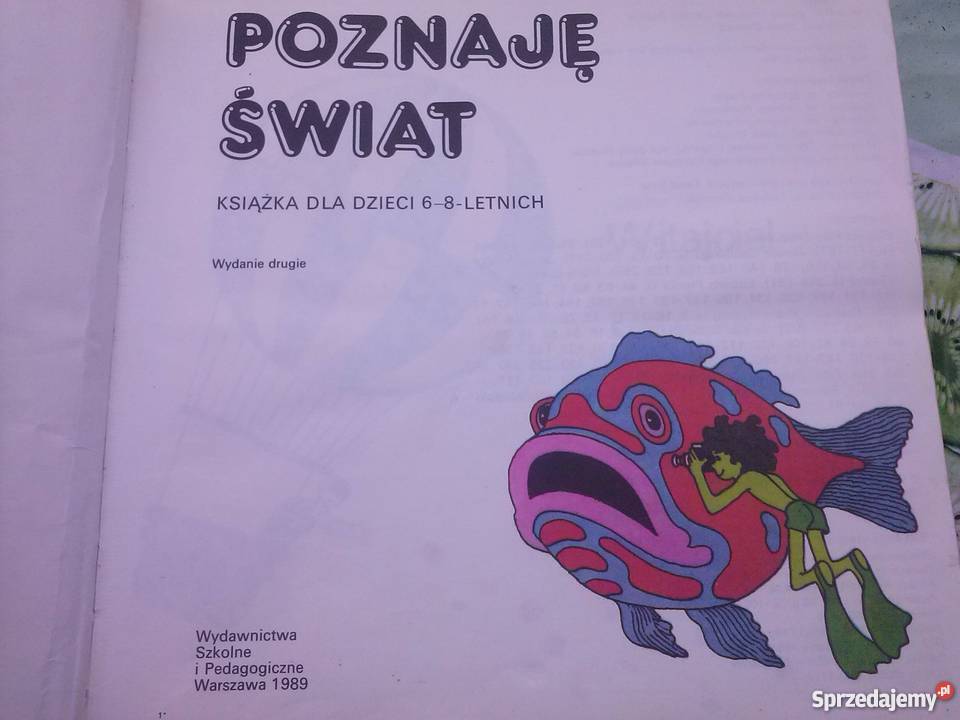 POZNAJĘ ŚWIAT Książka z dzieci 68 lat 1989r śląskie Katowice