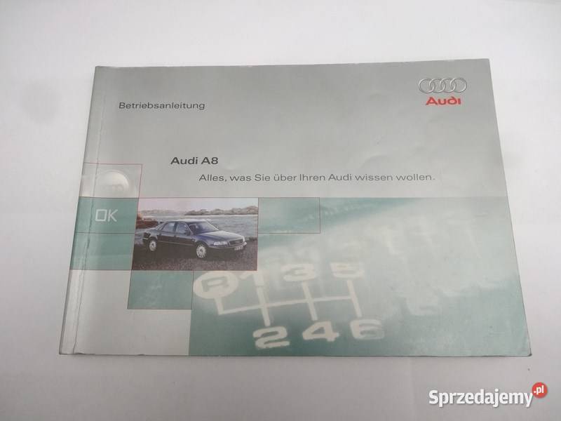 AUDI A8 D2 ETUI FUTERAŁ INSTRUKCJA OBSŁUGI Pozostałe wielkopolskie Przemęt sprzedam