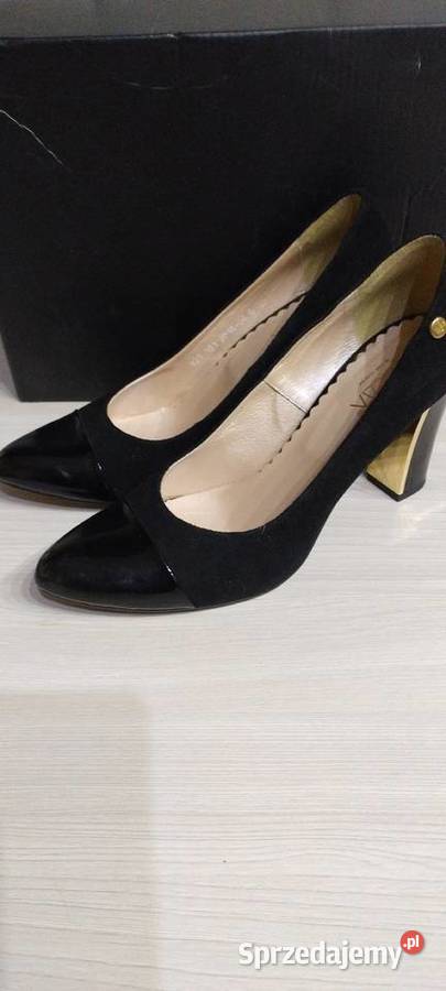 Buty czarne czółenka VENEZIA lubelskie sprzedam