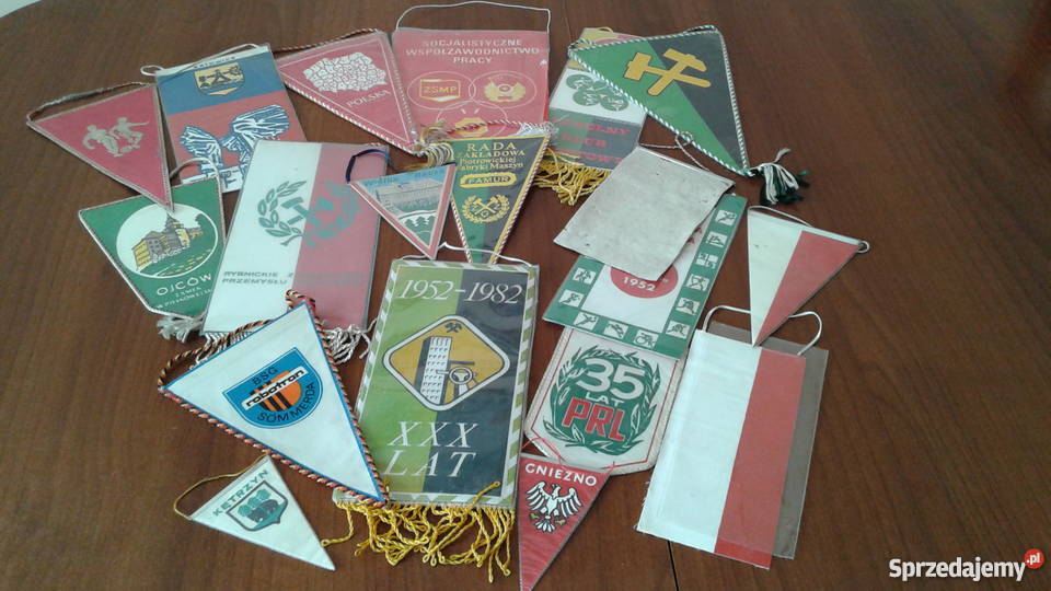 Stare proporczyki kolekcjonera PRL Koszalin