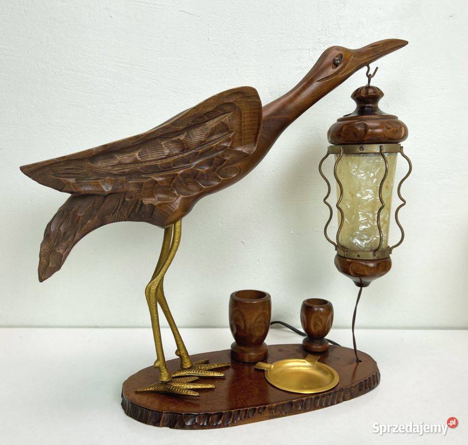 ampa stołowa Heron w stylu art dco z Białystok