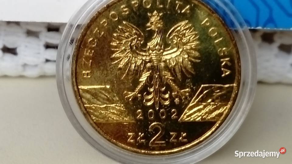 Moneta 2 2002 r Żółw błotnySeria Zwierzęta Mosina