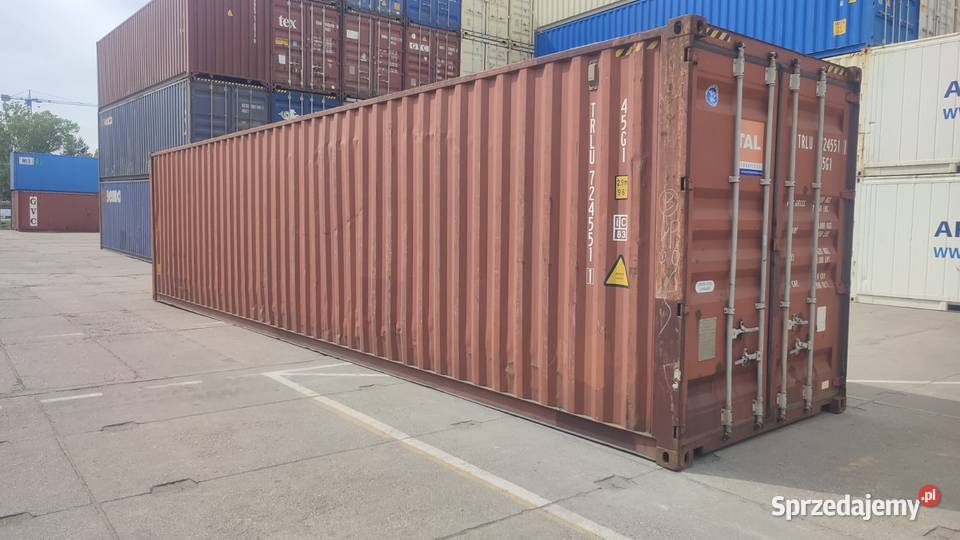 Kontener morski 12 metrowy 40 HC sprzedam Iława Magazynowanie