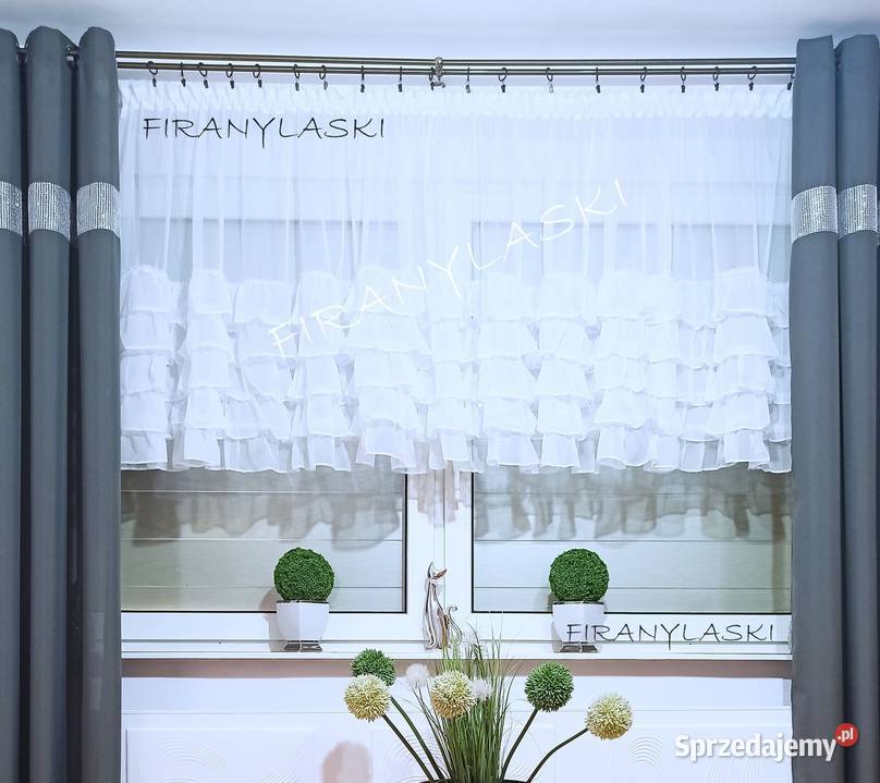 Firana gotowa 400x100 Firany firanki falbanki podkarpackie Przemyśl