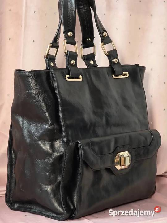 Duża Torba DKNY Vintage Skórzana 100 Oryginał mazowieckie Warszawa