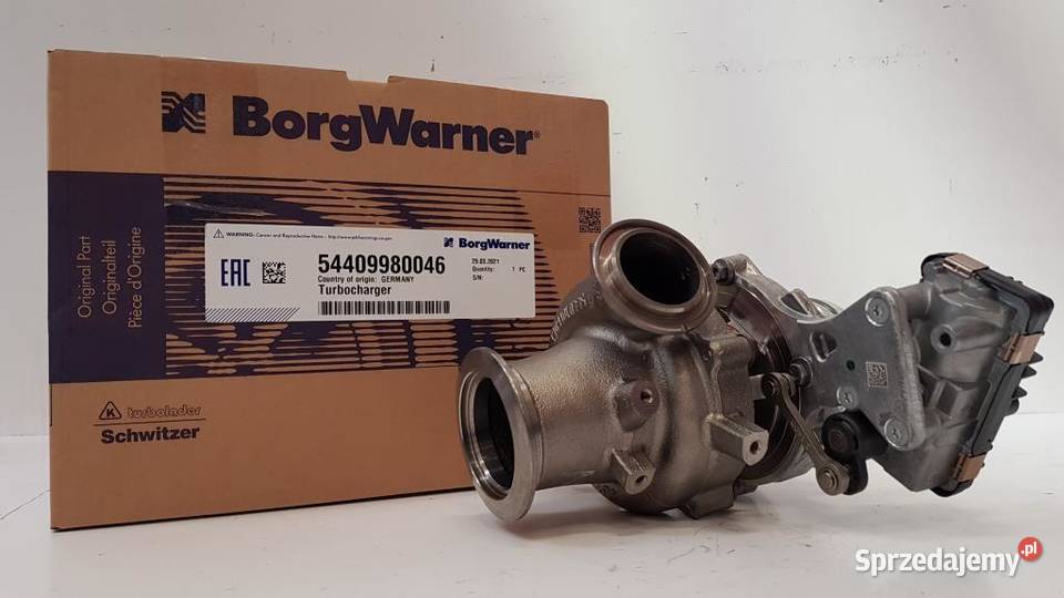 Turbosprężarka BorgWarner KKK 54409700025 ciężarowe