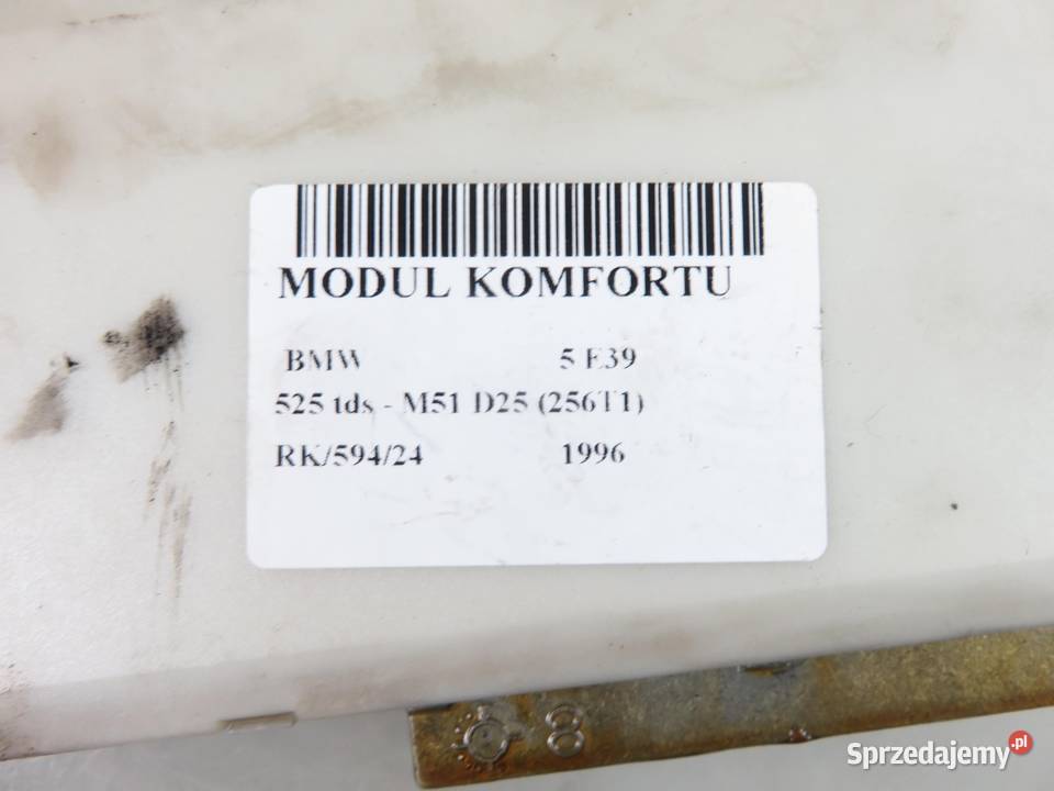 MODUŁ KOMFORTU BMW 5 E39 8373809 5DK00704722 Części samochodowe sprzedam