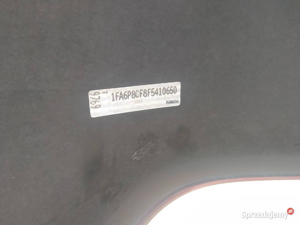 FORD MUSTANG 6 ZDERZAK PRZÓD PRZEDNI GR3B17C831B Kargowa sprzedam