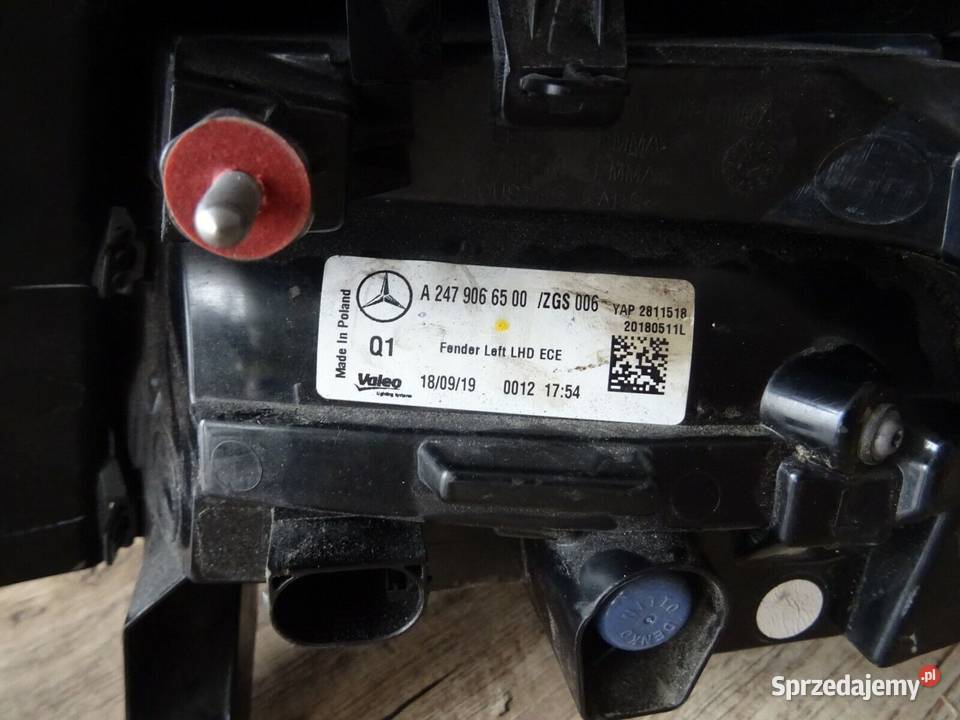 MERCEDES B Klasa W247 LAMPA TYLNA LEWA A2479066500 Świerzawa ...