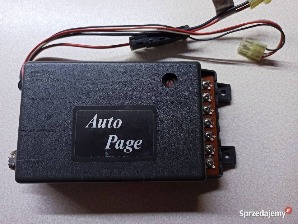 Autoalarm z powiadomieniem na pager Motoryzacja