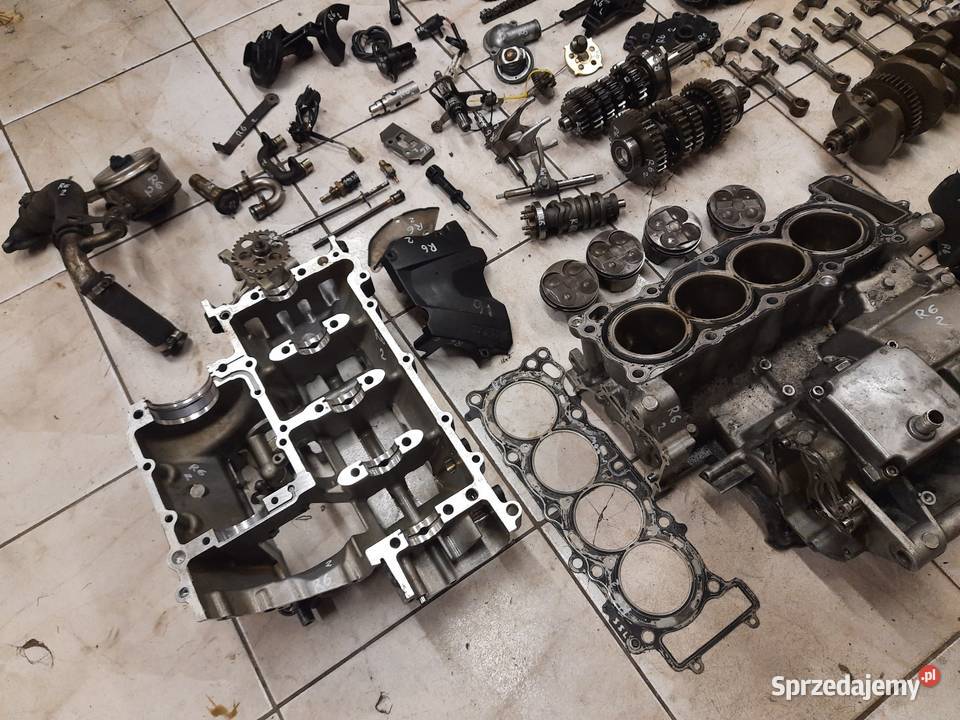 Yamaha r6 silnik części RJ05 głowica wał Jelenia Góra