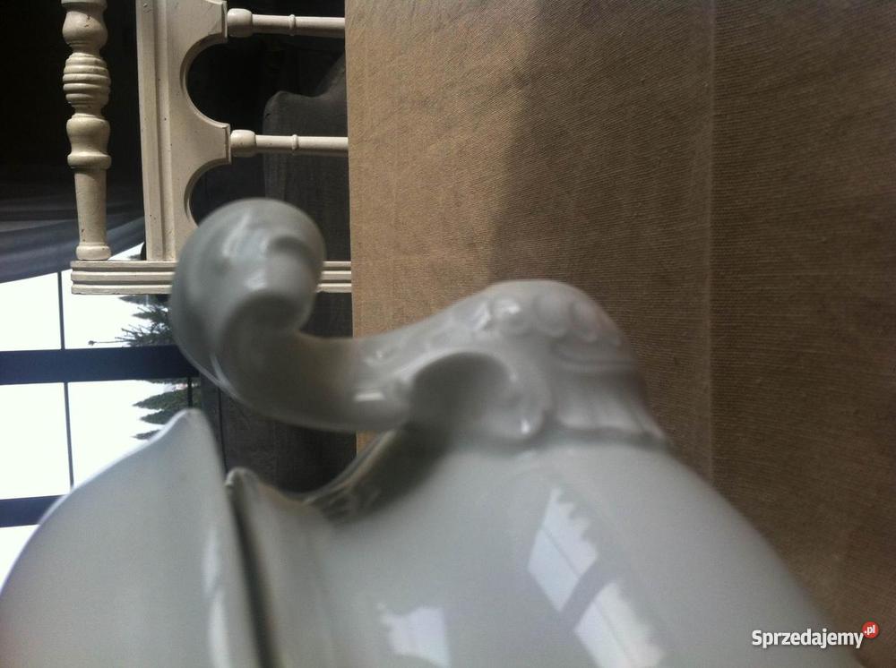 Stara waza sygnowana KPM biała