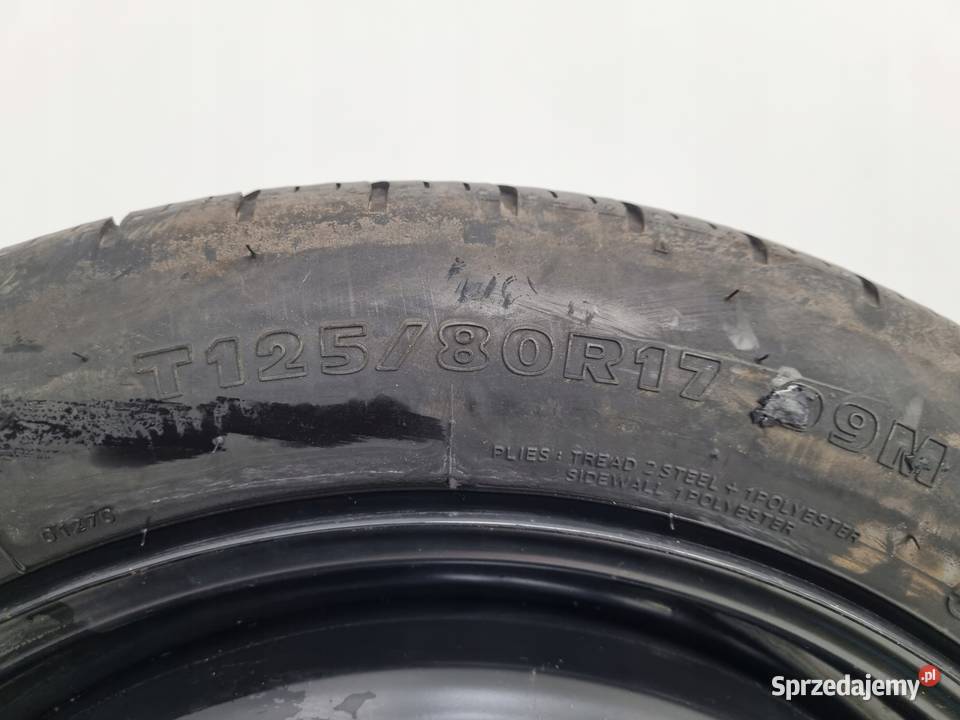 KOŁO DOJAZDOWE 12580 R17 9209872 5x108 lubelskie sprzedam