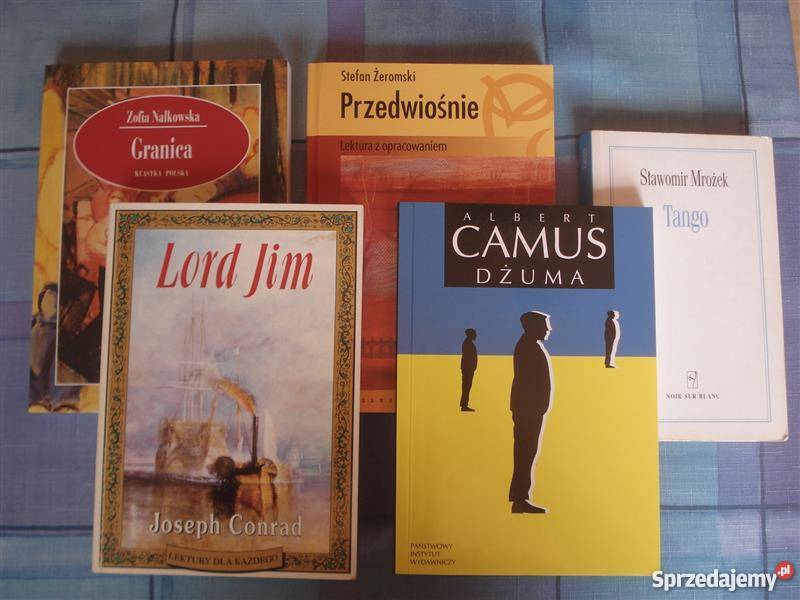 Granica Przedwiośnie Lord Jim Dżuma lekturyIMG Proza i poezja zachodniopomorskie Goleniów