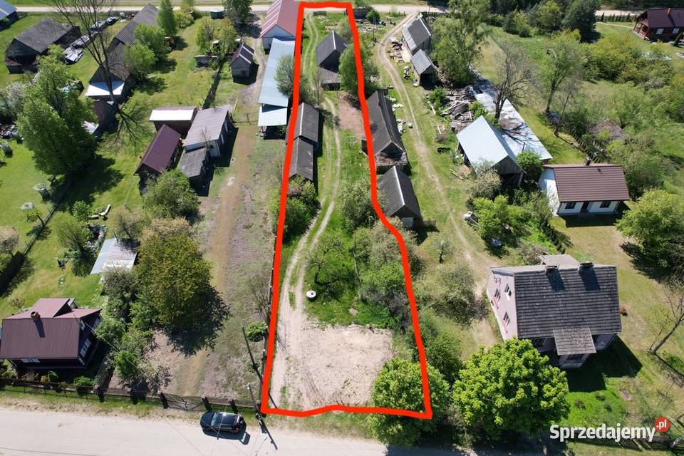 Działka budowlana 1880 m2 Soce gmina Narew