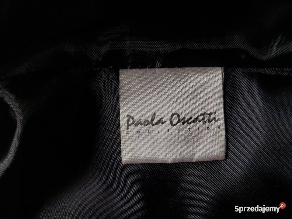 Paola Oscatti płaszcz rozmiar 44 czarny Kraków