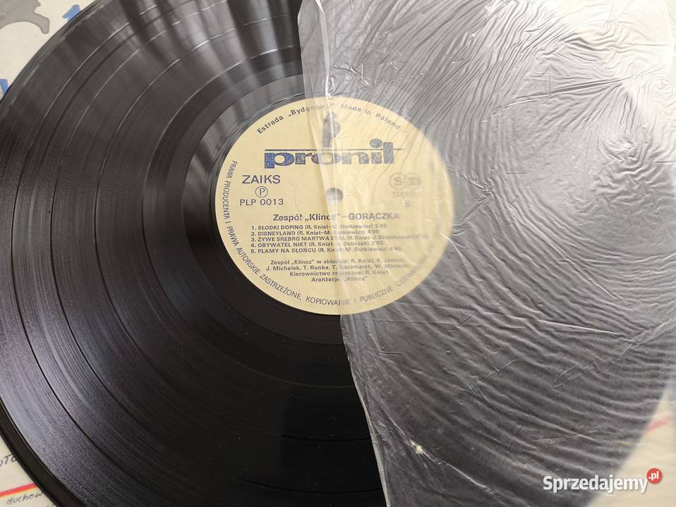 Klincz Gorączka vinil 1985 śląskie Gliwice sprzedam