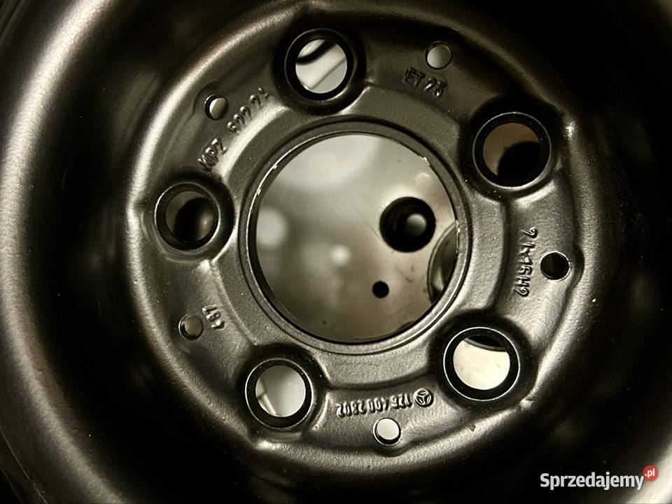 Oryginalne koło stalowe Mercedes W126 7Jx15 H2 Warszawa sprzedam