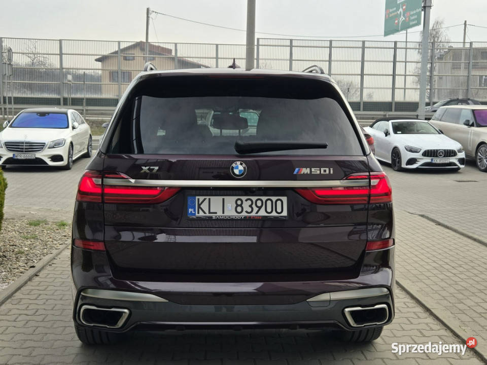 BMW X7 M50i Individual dociągi LaserLED hak 85106km Węgrzce
