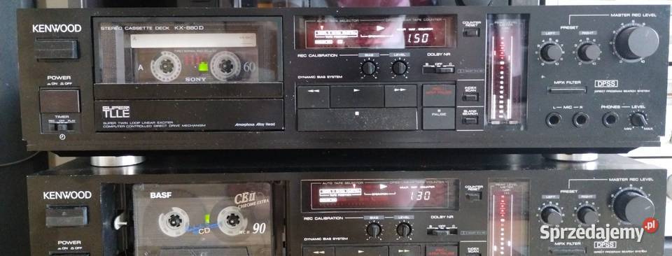 Magnetofon deck 2 głowicowy Kenwood KX880D mazowieckie