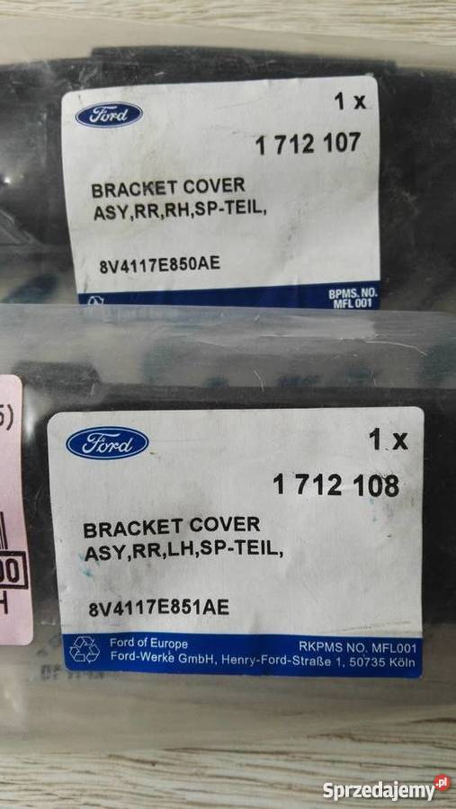 FORD KUGA ŚLIZG ZDERZAKA TYŁ LEWY PRAWY osobowe Międzychód