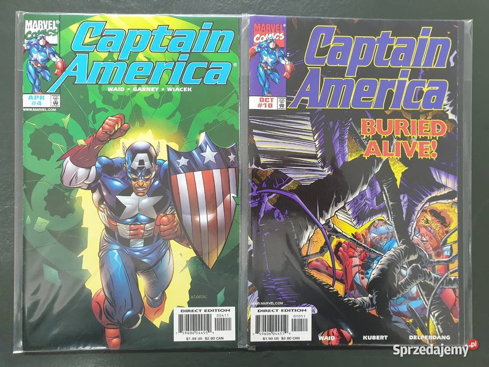 Captain America zestaw 13 oryginalnych komiksów pomorskie Gdynia