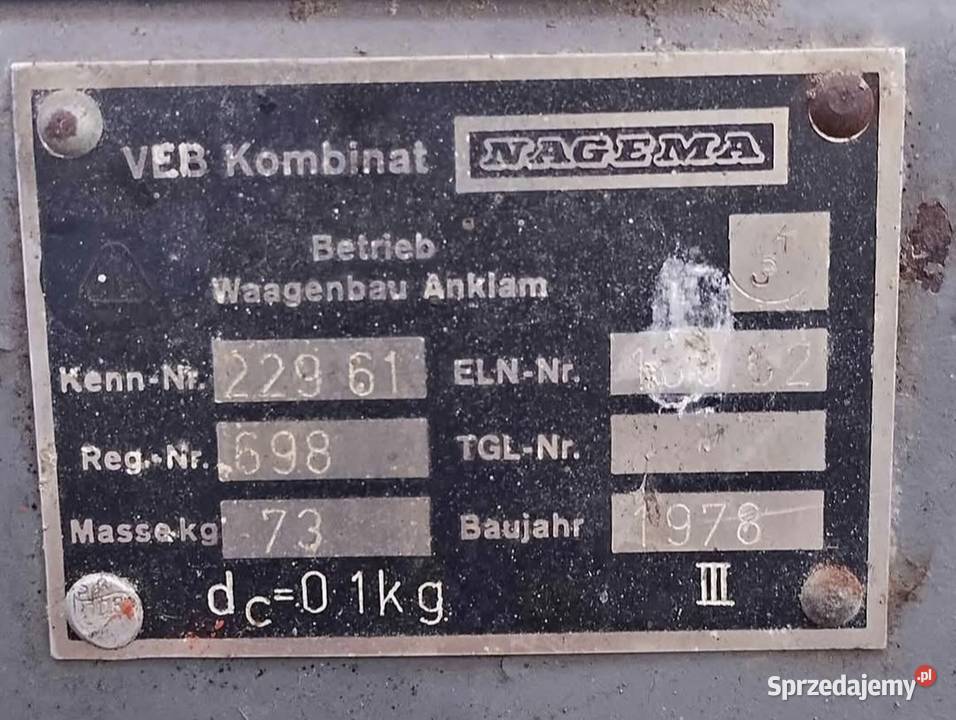 Waga metalowa do 200 Gulcz