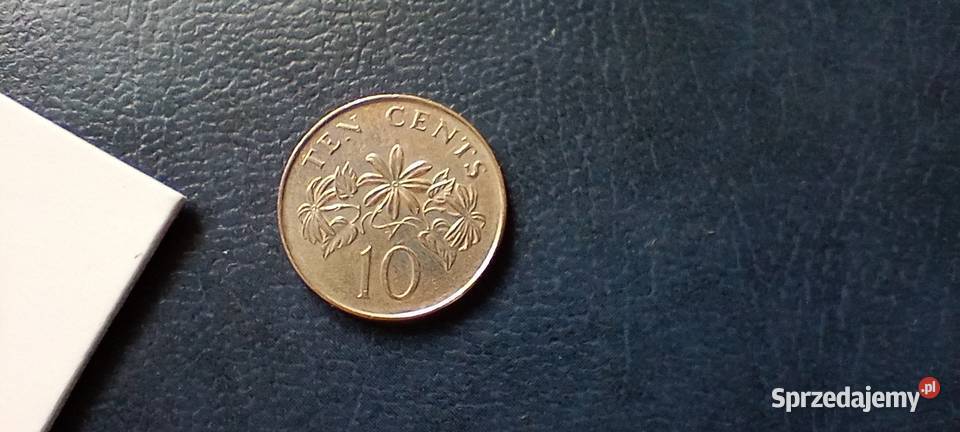Stare monety 10 cent 2007 Singapur Lesko