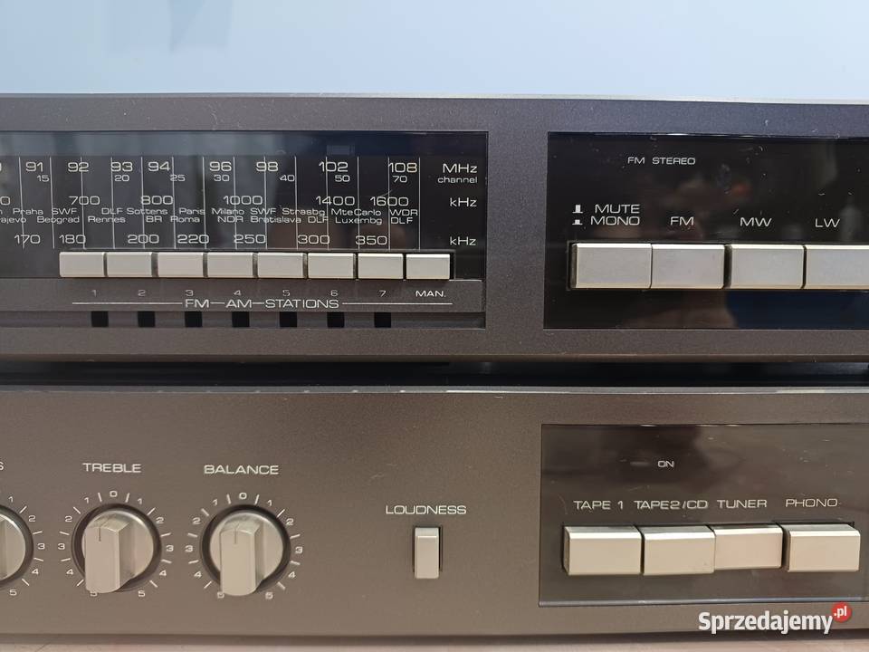 SABA Amplifier MI15 and SABA Tuner HiFi FMAM Łapy