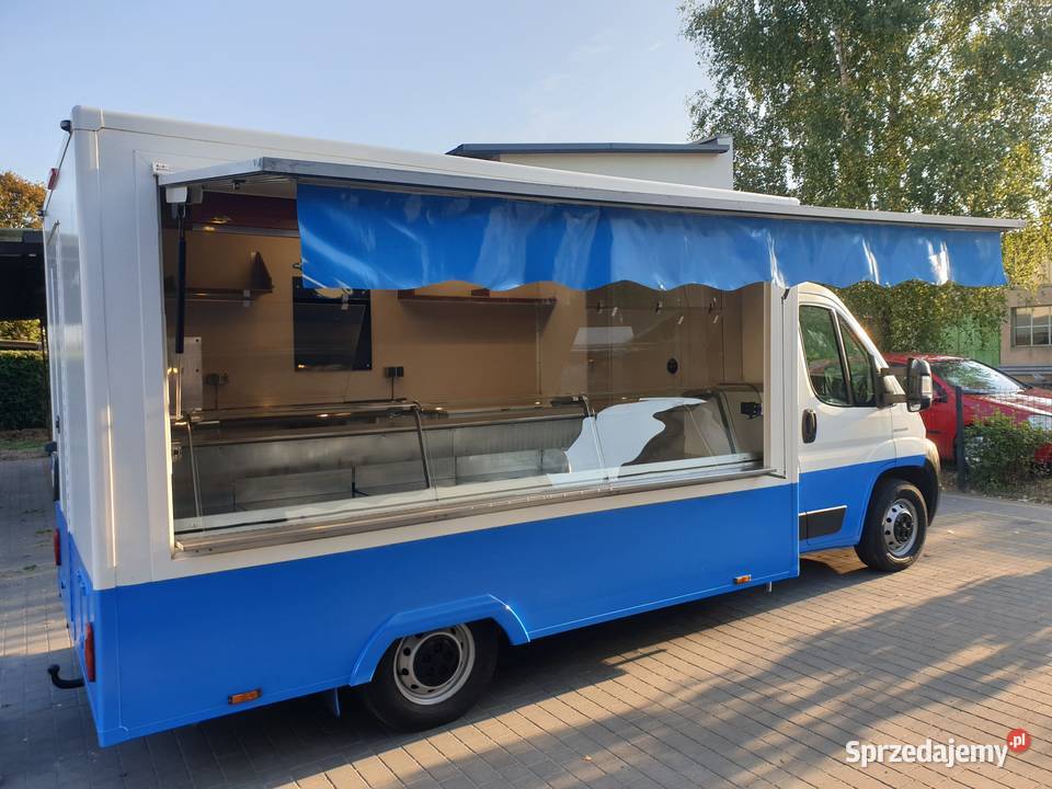 Peugeot Boxer 100 Autosklep food truck wędliny nieuszkodzony Dębno