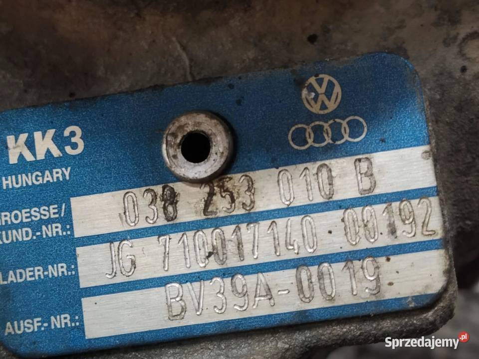 TURBOSPRĘŻARKA 038253010B 19 TDI Seat Cordoba II osobowe