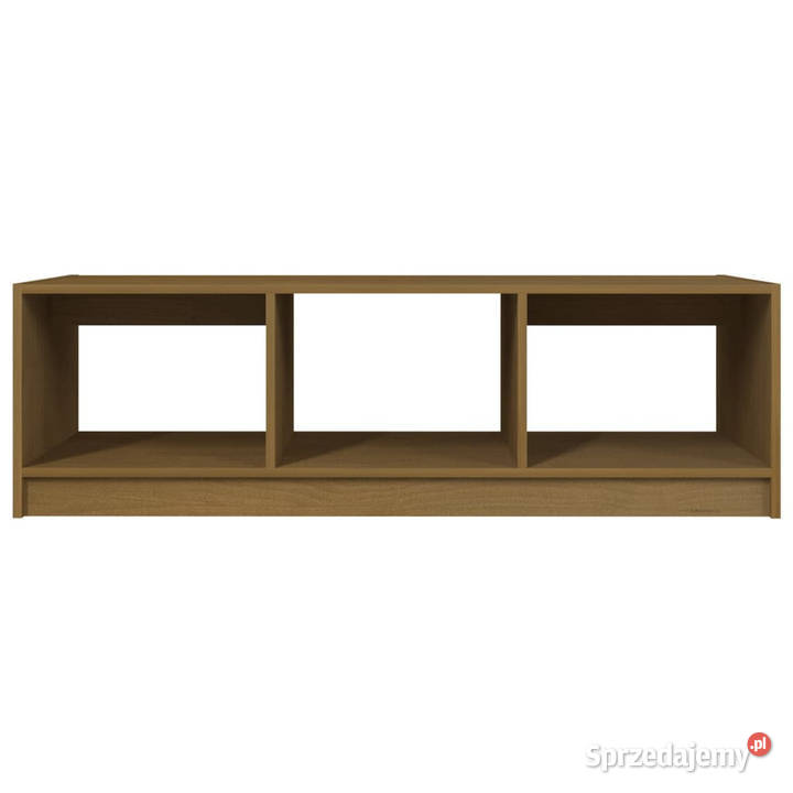 Stolik kawowy miodowy brąz 110x50x34 drewno mazowieckie Warszawa