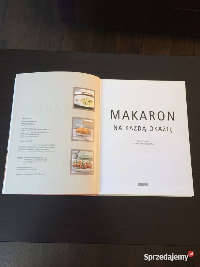 Makaron na każdą okazję album z przepisami Elbląg