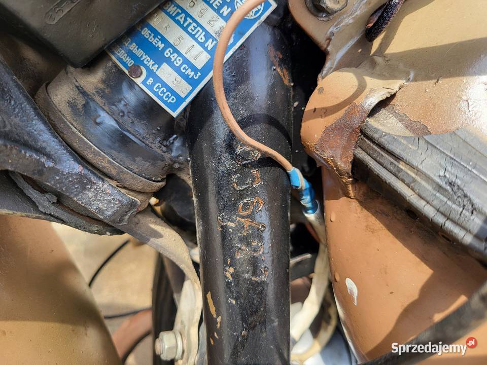 Ural imz dniepr k 750 mt mw M 72 pozostałe Mogilno