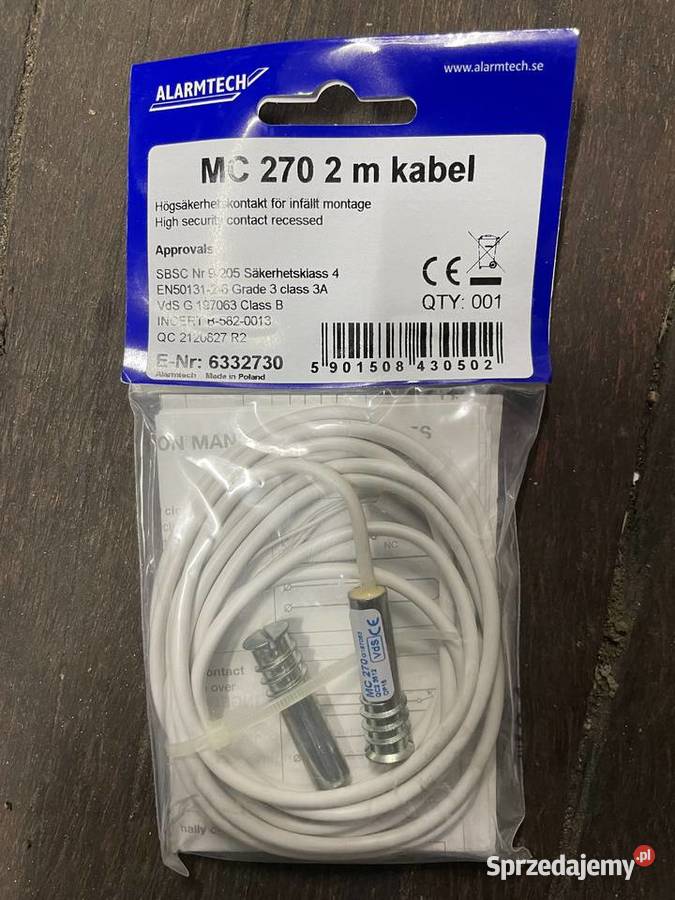 Czujnik kontraktronowy MC 270 Alarmtech Gdańsk