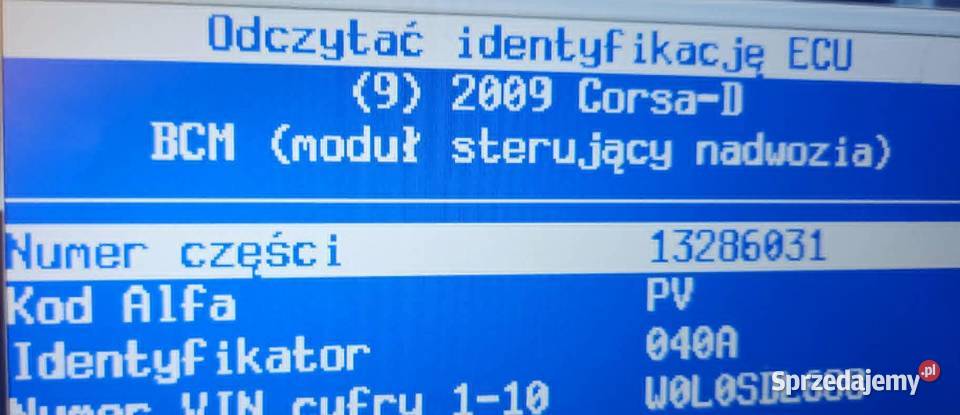 BCM Opel Corsa D 13286031 PV Wylogowany Mysłowice sprzedam