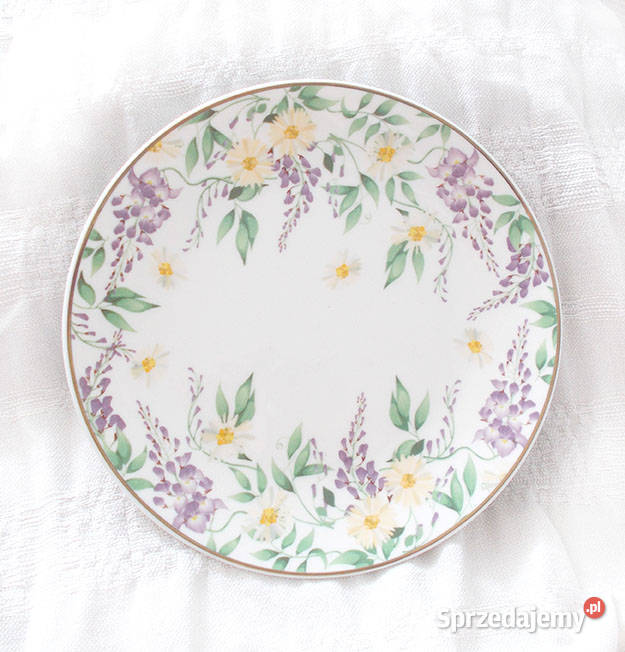 łąka talerzyk z porcelany porcelanowy talerzyk w Dom i Ogród sprzedam