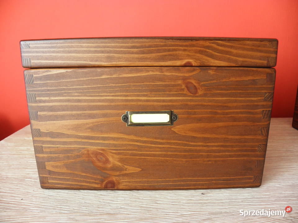 Kuferek skrzynka szkatułka drewniana śląskie Jastrzębie